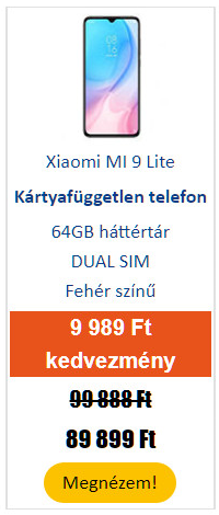 Xiaomi MI 9 Lite 64 GB Dual SIM