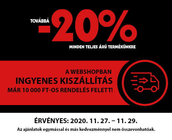 budmil BLACK FRIDAY HÉTVÉGE