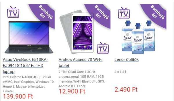 TV reklámos - eMAG.hu