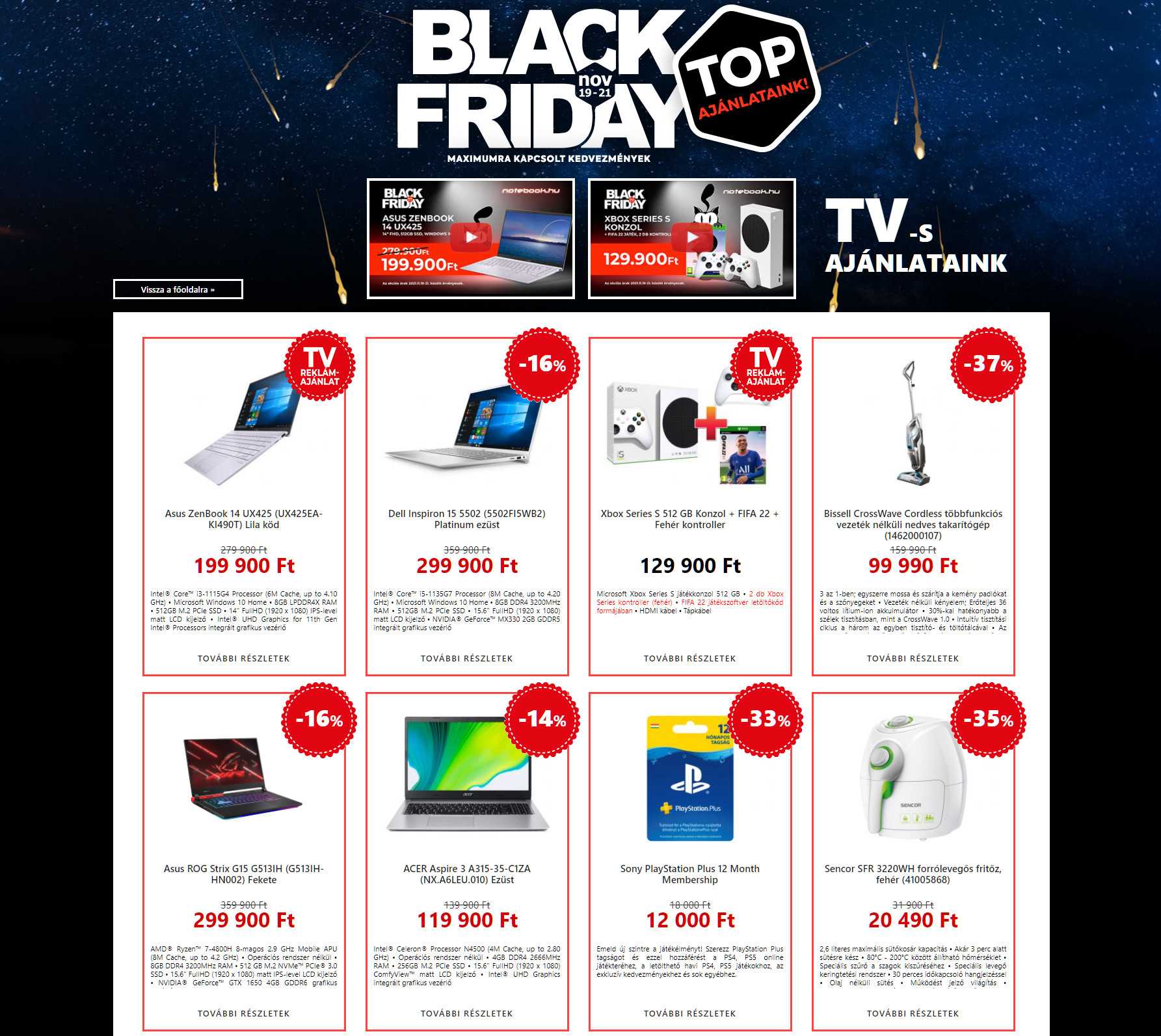 Notebook.hu Black Friday 2021!
