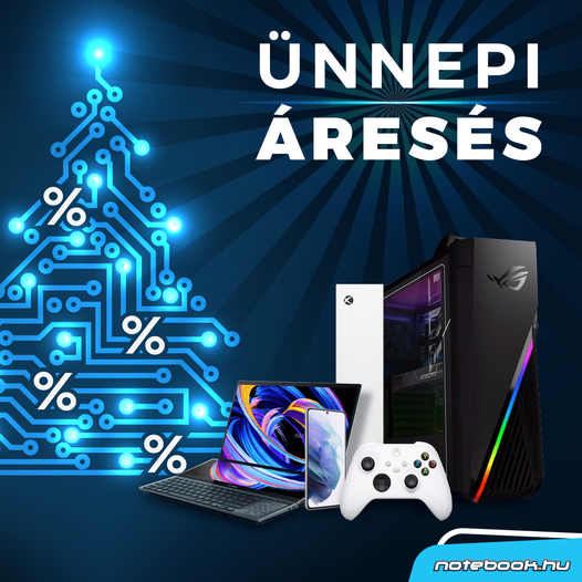 Ünnepi áresés - Notebook.hu