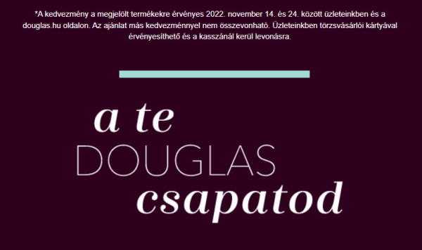 Douglas Black Friday 2022