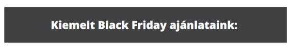 JátékNet Black Friday 2022